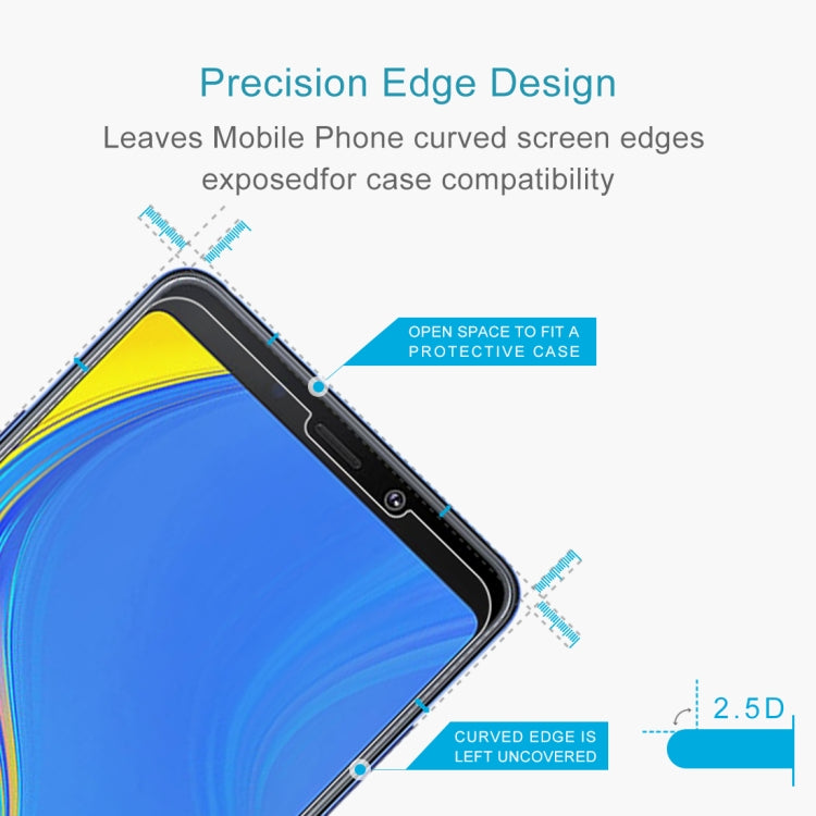 10 PCS 0.26mm 9H 2.5D Explosion-proof Tempered Glass Film for Galaxy A9 (2018) / A9s