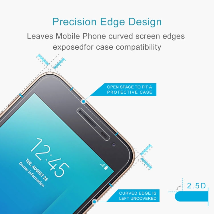 10 PCS 0.26mm 9H 2.5D Explosion-proof Tempered Glass Film for Galaxy J2 Core