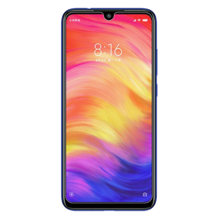 Película de vidrio templado 9H 2.5D de 0,26 mm para Xiaomi Redmi Note 7 (100 unidades)