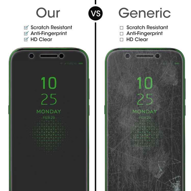 50 PCS 0.26mm 9H 2.5D Tempered Glass Film for Xiaomi Black Shark