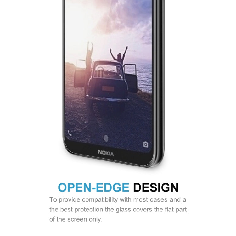 10 PCS 0.26mm 9H 2.5D Tempered Glass Film for Nokia X6, For Nokia X6