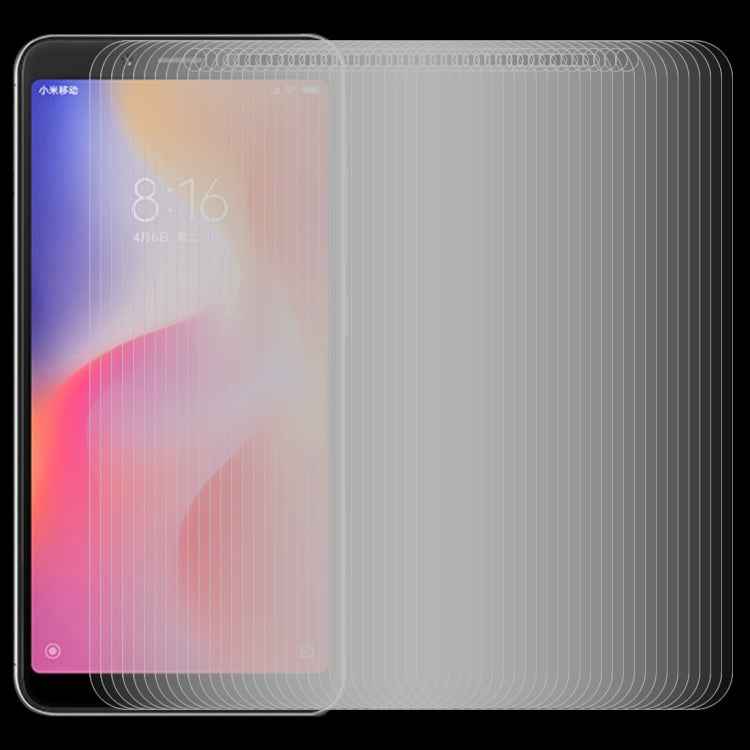 100 PCS 0.26mm 9H 2.5D Tempered Glass Film for Xiaomi Redmi 6A