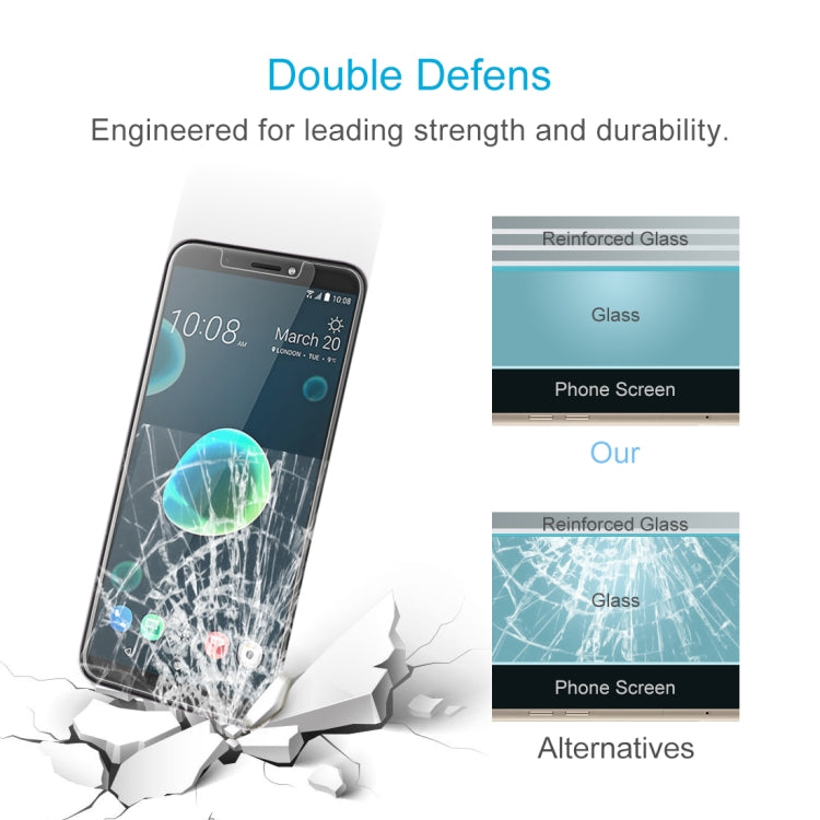 0.26mm 9H 2.5D Tempered Glass Film for HTC Desire 12+, For Desire 12+(1 PC)