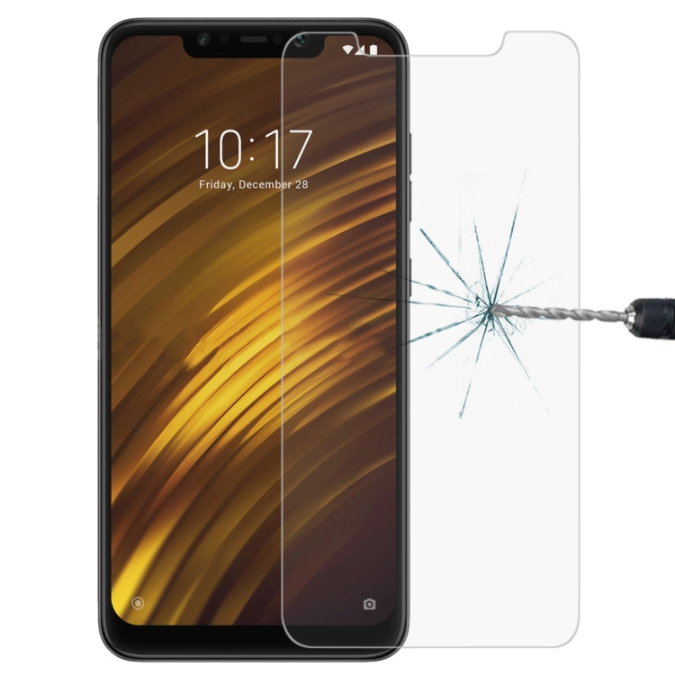 Film en verre trempé 9H 2.5D 0,26 mm pour Xiaomi POCO F1 (1 pièce)