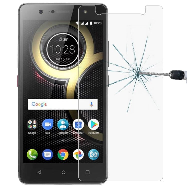 Película de vidrio templado 9H 2.5D de 0,26 mm para Lenovo K8 Plus