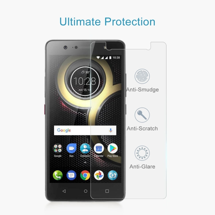 Película de vidrio templado 9H 2.5D de 0,26 mm para Lenovo K8 Plus