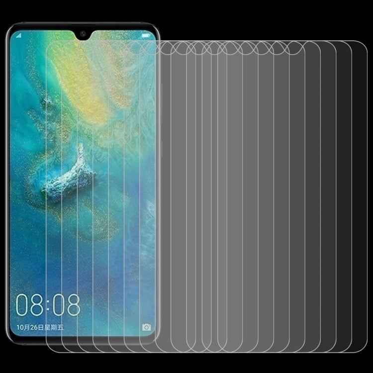 100 PCS 0.26mm 9H Surface Hardness 2.5D Curved Edge Tempered Glass Film for Huawei Mate 20