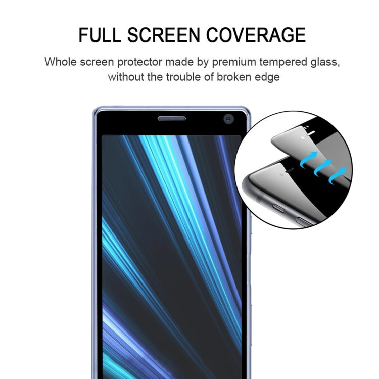 0.3mm 9H 3D Full Screen Tempered Glass Film for Sony Xperia XA3
