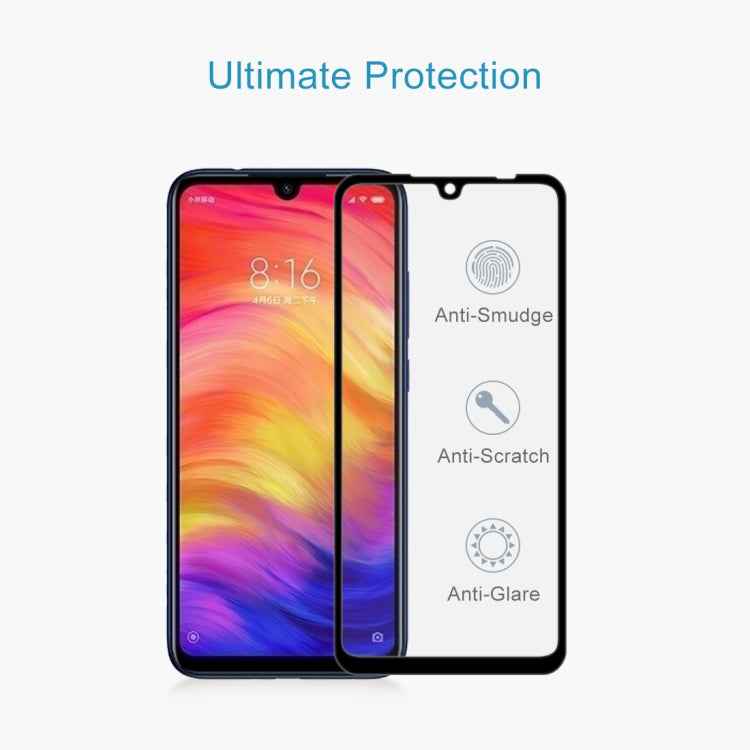 9H 9D Full Screen Tempered Glass Screen Protector for Xiaomi Redmi Note 7