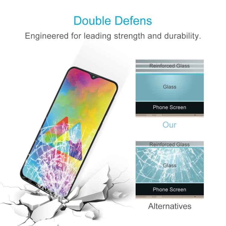 9H 9D Full Screen Tempered Glass Screen Protector for Galaxy M20