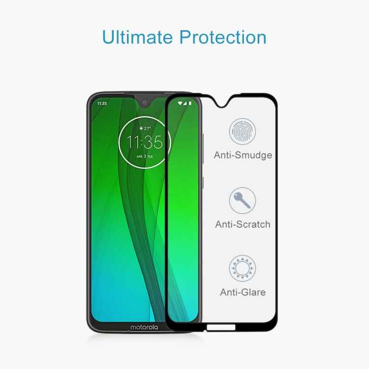 9H 9D Full Screen Tempered Glass Screen Protector for Motorola Moto G7