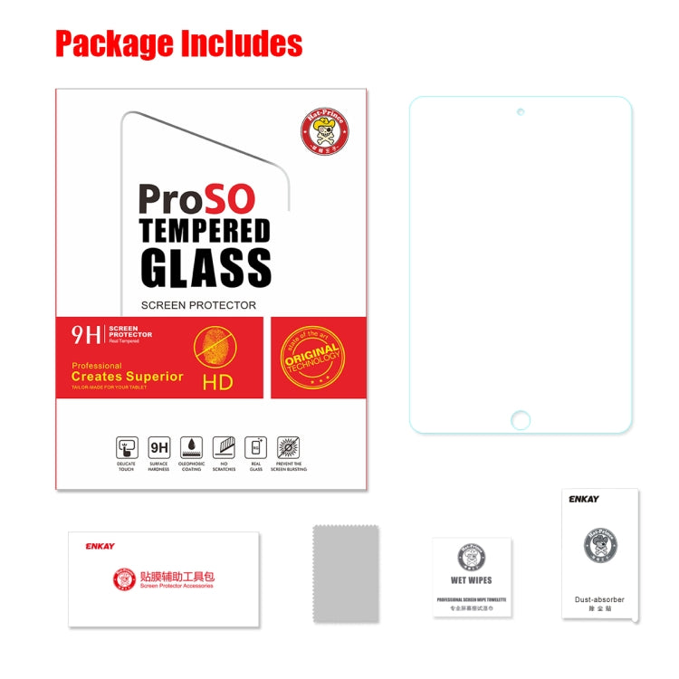 ENKAY Hat-Prince 0.33mm 9H 2.5D Arc Edge Tempered Glass Protective Film for iPad mini 2019, iPad mini 2019