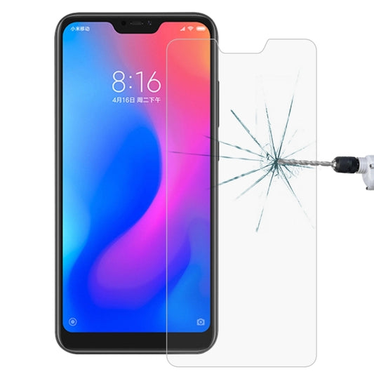 Film en verre trempé 0,26 mm, dureté 9H, bords incurvés 2,5D, pour Xiaomi Redmi Note 6 Pro