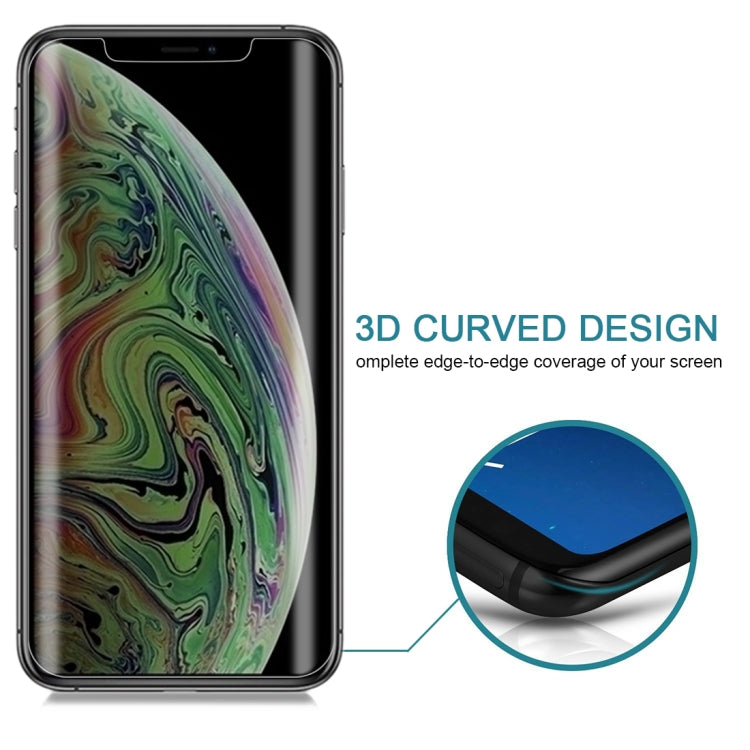 For iPhone XS Max 0.4mm 9H Surface Hardness 180 Degree Privacy Anti Glare Screen Protector