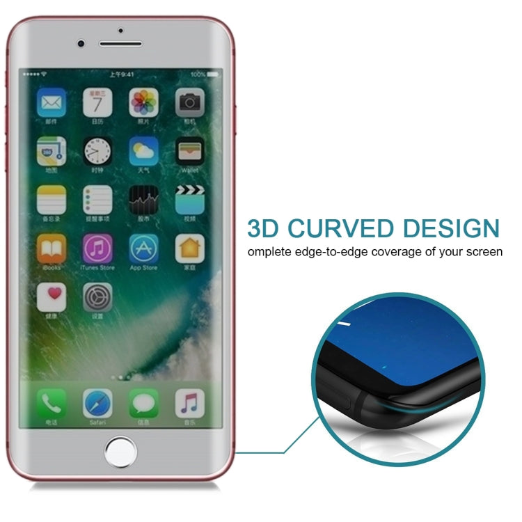 0.4mm 9H Surface Hardness 180 Degree Privacy Anti Glare Screen Protector for iPhone 7 Plus / 8 Plus