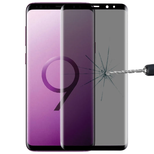 Película de vidrio templado antiespía con cobertura total UV para Galaxy S9+ (1 unidad)