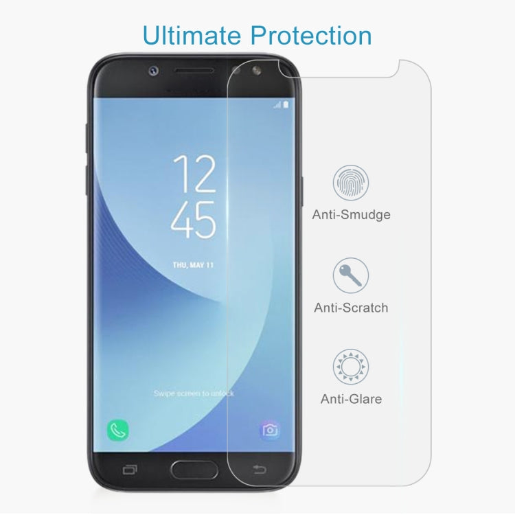 Película de vidrio templado 9H 2.5D de 0,26 mm para Samsung Galaxy J5 (2017)/J5 Pro (1 unidad)
