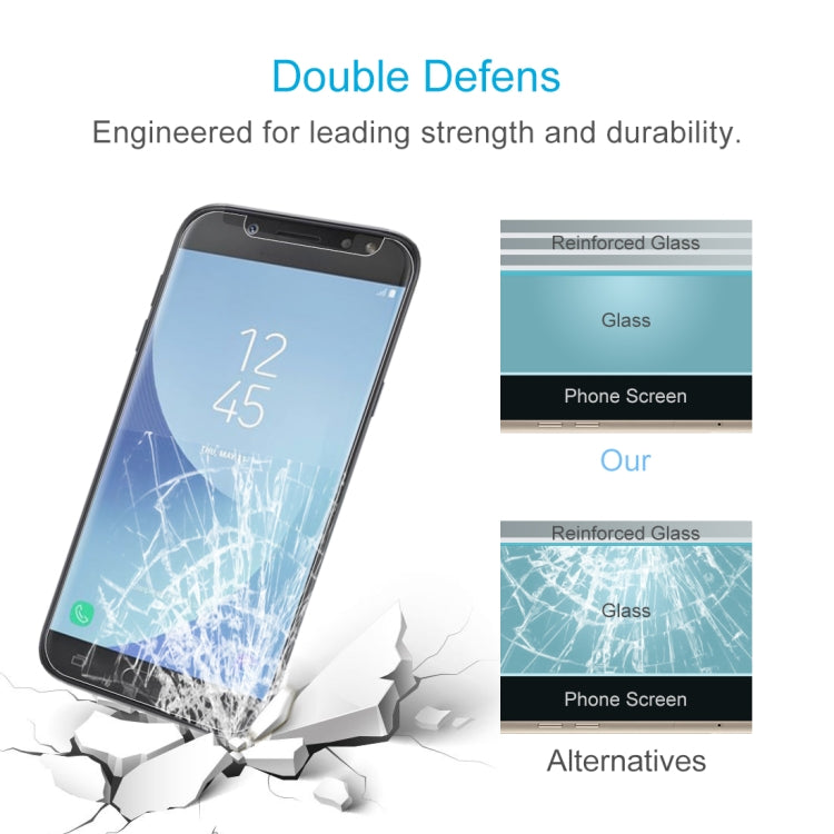Película de vidrio templado 9H 2.5D de 0,26 mm para Samsung Galaxy J5 (2017)/J5 Pro (1 unidad)
