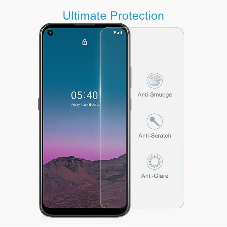 10 PCS For Nokia 5.4 0.26mm 9H 2.5D Tempered Glass Film, For Nokia 5.4 (10 PCS)