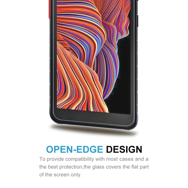 For Samsung Galaxy Xcover 5 50 PCS 0.26mm 9H Surface Hardness 2.5D Explosion-proof Tempered Glass Non-full Screen Film