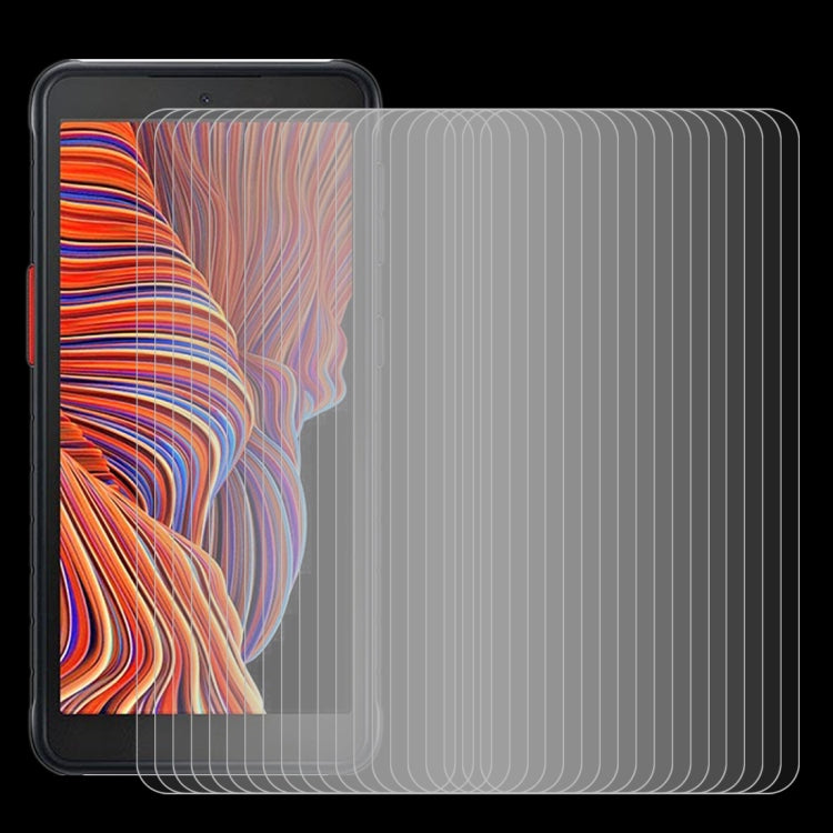 For Samsung Galaxy Xcover 5 50 PCS 0.26mm 9H Surface Hardness 2.5D Explosion-proof Tempered Glass Non-full Screen Film
