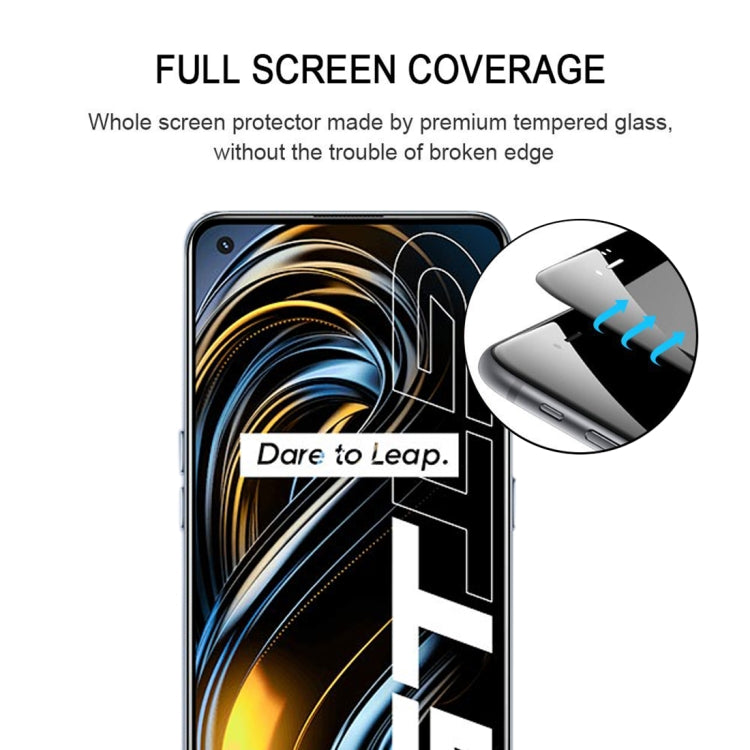 For OPPO Realme GT 5G / Realme GT Master Full Glue Full Cover Screen Protector Tempered Glass Film, For OPPO Realme GT 5G / Realme GT Master (1 PC)