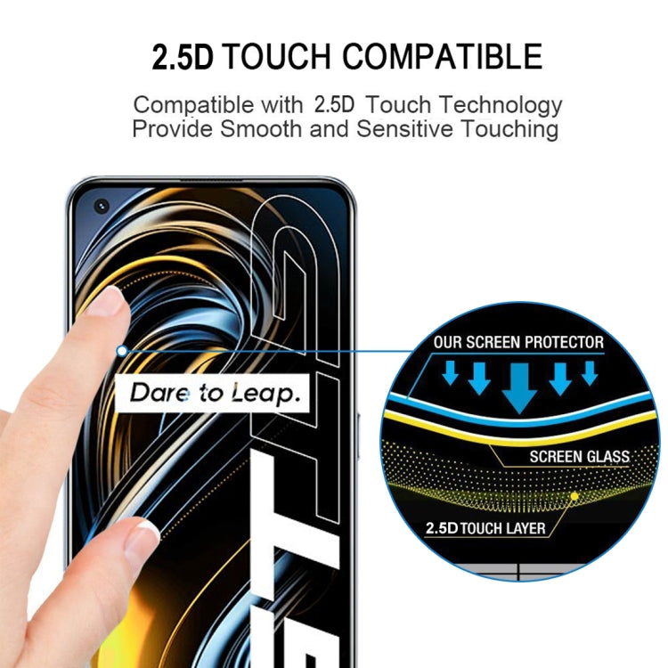 For OPPO Realme GT 5G / Realme GT Master Full Glue Full Cover Screen Protector Tempered Glass Film, For OPPO Realme GT 5G / Realme GT Master (1 PC)