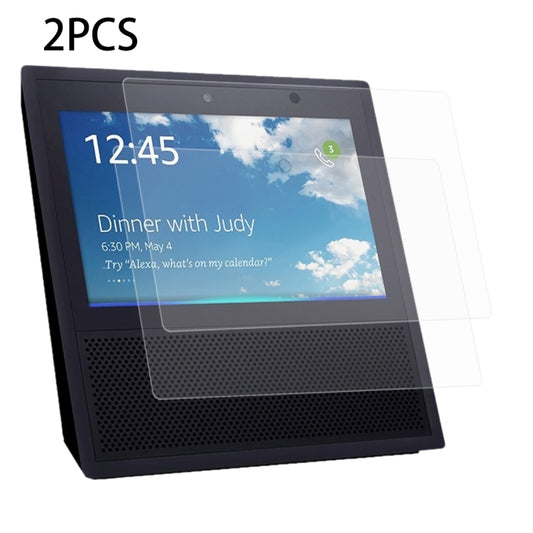 Lot de 2 films de protection d'écran en verre trempé 9H pour Amazon Echo Show (0,3 mm)