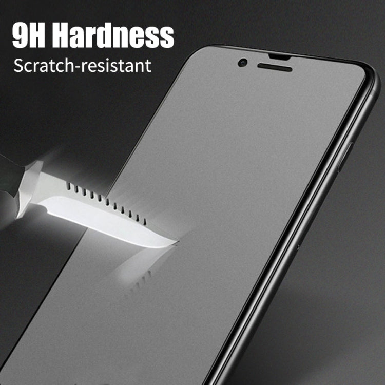 50 PCS Non-Full Matte Frosted Tempered Glass Film for Galaxy A70, No Retail Package