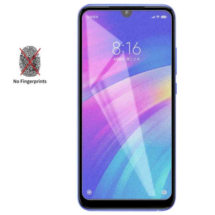 Film en verre trempé dépoli non mat pour Xiaomi Redmi 7