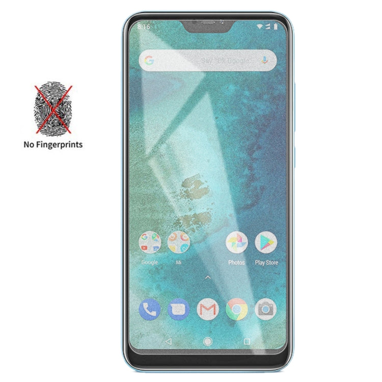 Non-Full Matte Frosted Tempered Glass Film for Xiaomi Redmi 6 Pro, For Xiaomi Redmi 6 Pro (1 PC)