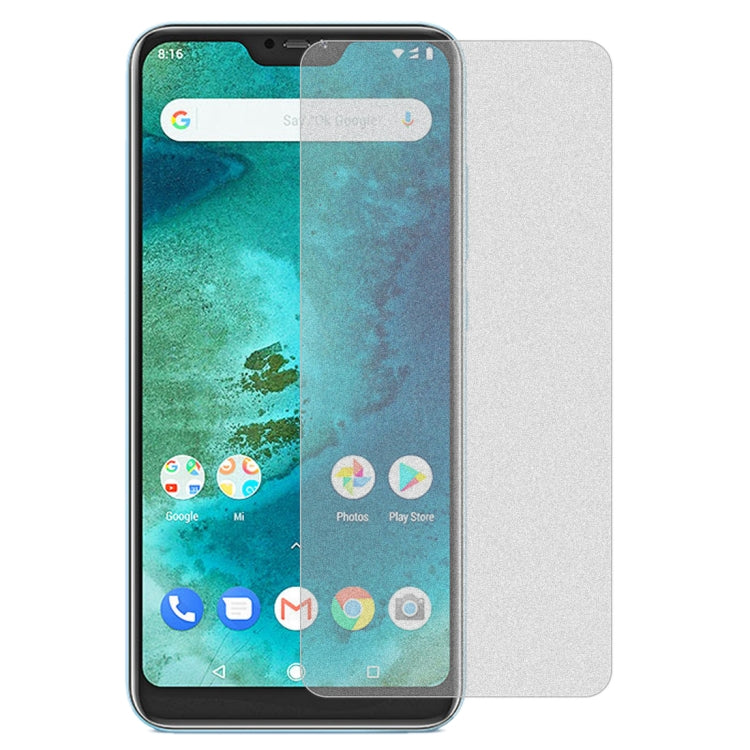 Non-Full Matte Frosted Tempered Glass Film for Xiaomi Redmi 6 Pro, For Xiaomi Redmi 6 Pro (1 PC)