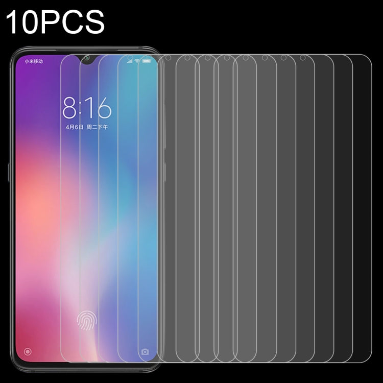 10 PCS 0.26mm 9H 2.5D Tempered Glass Film for Xiaomi Mi 9, For Mi 9 (10 PCS)