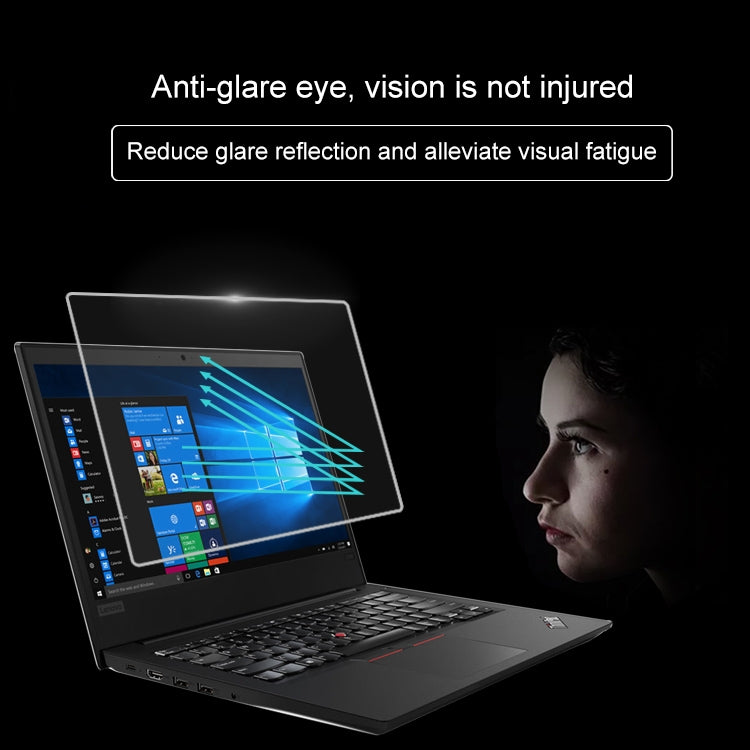 0.4mm 9H Surface Hardness Full Screen Tempered Glass Film for Lenovo ThinkPad E485 14 inch