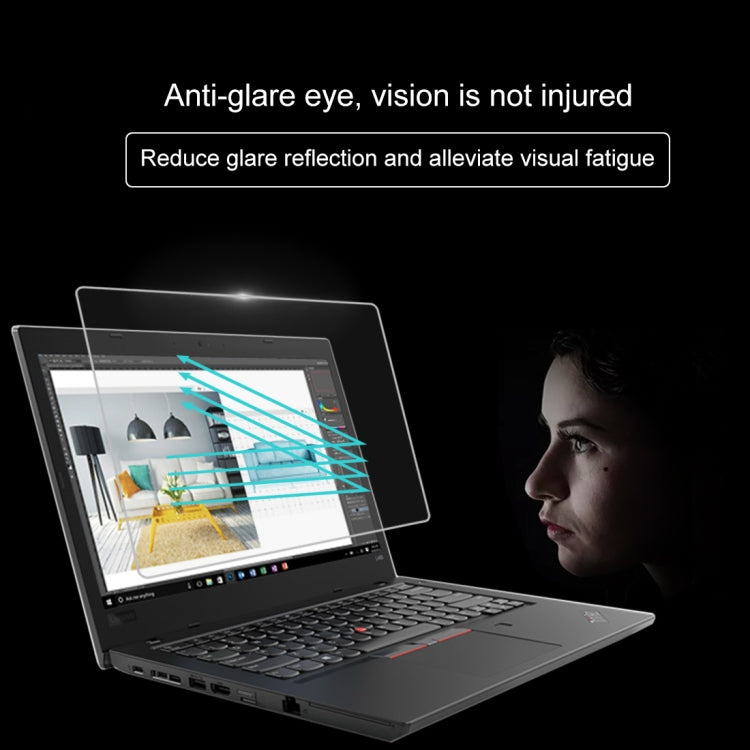 0.4mm 9H Surface Hardness Full Screen Tempered Glass Film for Lenovo ThinkPad L480 14 inch