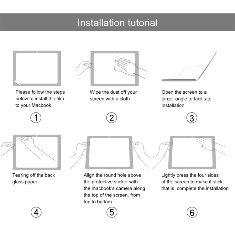 0.4mm 9H Surface Hardness Full Screen Tempered Glass Film for Lenovo ThinkPad L480 14 inch