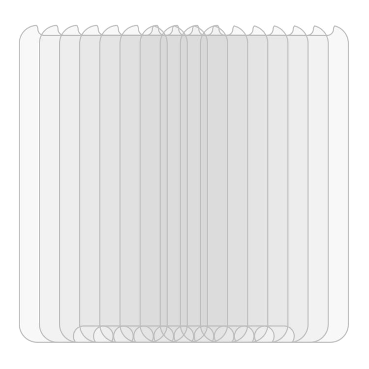 10 PCS for Galaxy J7 (2017) (US Version) 0.3mm 9H Surface Hardness 2.5D Explosion-proof Non-full Screen Tempered Glass Screen Film