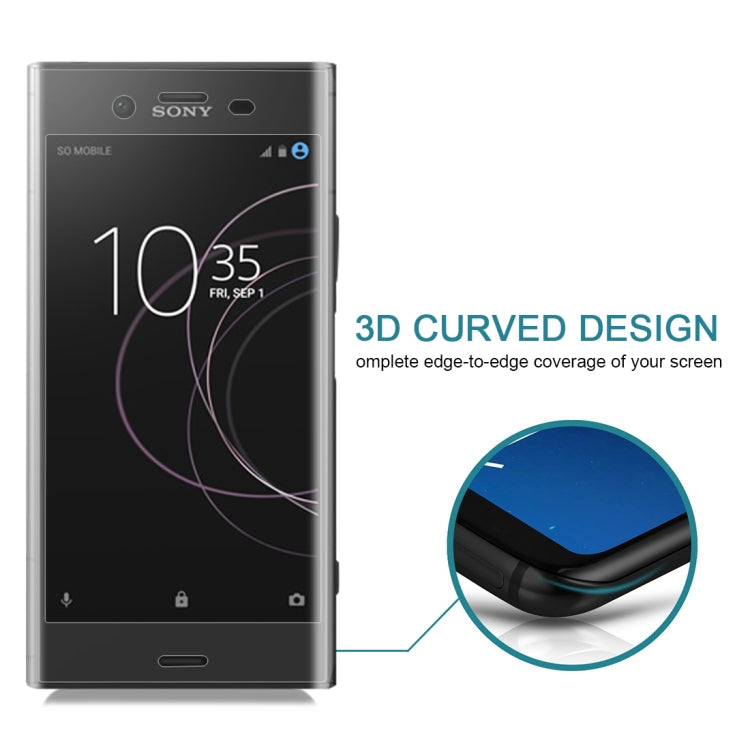 For Sony Xperia XZ1 0.26mm 9H Surface Hardness 3D Full Screen Tempered Glass Screen Protector, For Xperia XZ1, Sony Xperia XZ1