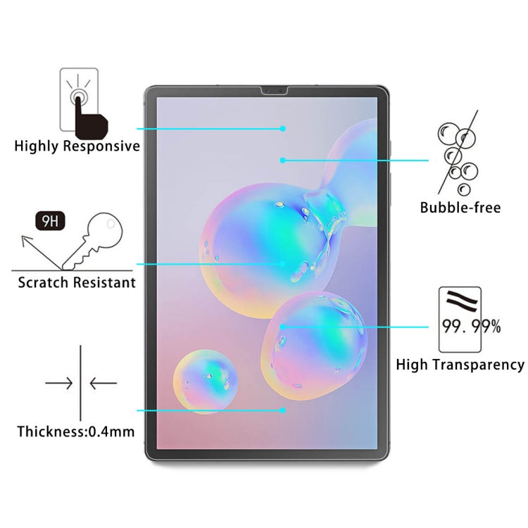 25 PCS 0.4mm 9H Explosion-proof Tempered Glass Film for Galaxy Tab A 8.0 2019 / T295