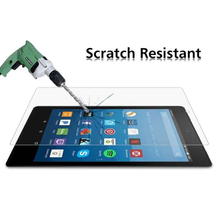 75 PCS 0.3mm 9H Full Screen Tempered Glass Film for Amazon Kindle Fire HD 8 2017
