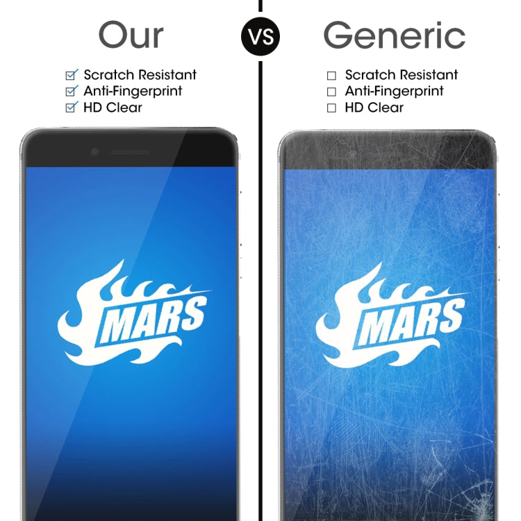 OCUBE for vernee Mars Pro 0.26mm 9H Surface Hardness 2.5D Explosion-proof Full Screen Tempered Glass Screen Film