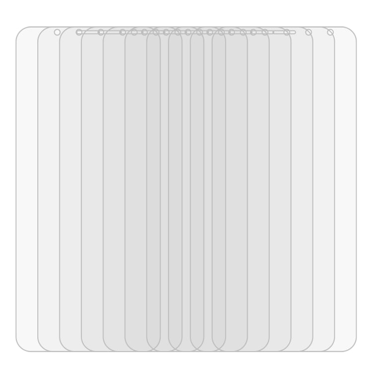 10 PCS 0.26mm 9H 2.5D Tempered Glass Film for Galaxy J6