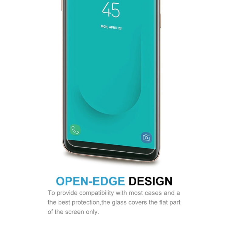 10 PCS 0.26mm 9H 2.5D Tempered Glass Film for Galaxy J6