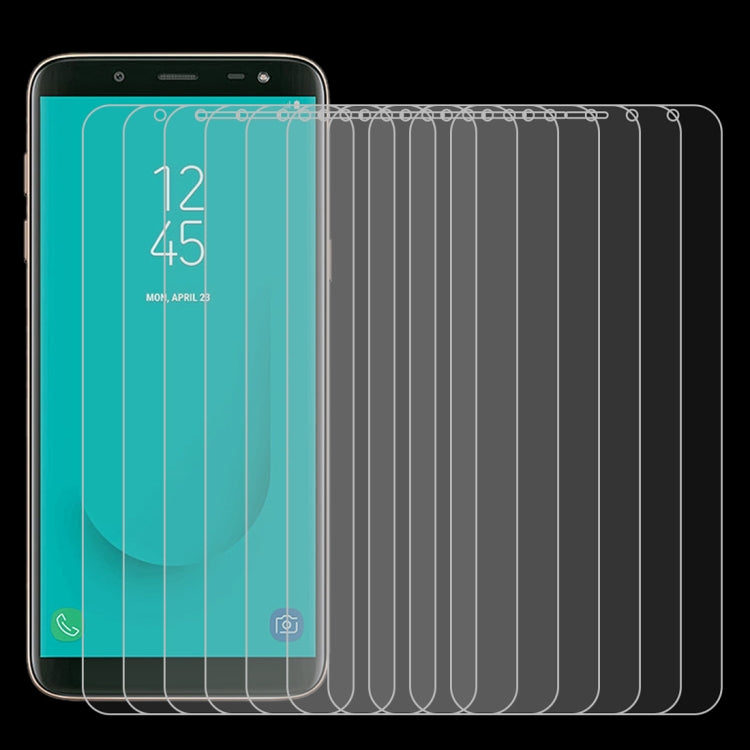 10 PCS 0.26mm 9H 2.5D Tempered Glass Film for Galaxy J6