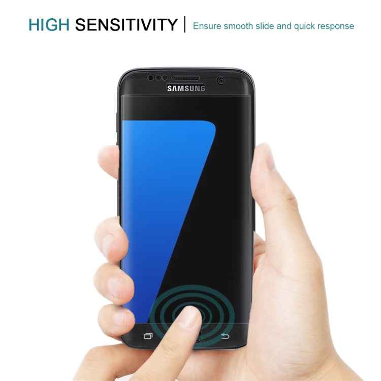 25 PCS For Galaxy S7 Edge / G935 0.26mm 9H Surface Hardness 3D Explosion-proof Colorized Silk-screen Tempered Glass Full Screen Film