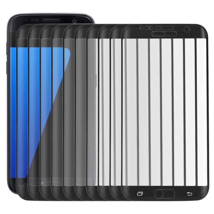 25 PCS For Galaxy S7 Edge / G935 0.26mm 9H Surface Hardness 3D Explosion-proof Colorized Silk-screen Tempered Glass Full Screen Film