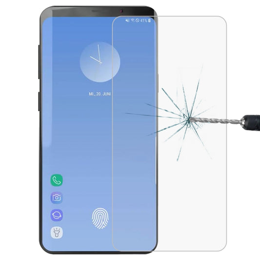 Film en verre trempé antidéflagrant 9H 2,5D de 0,26 mm pour Galaxy S10+ (déverrouillage par empreinte digitale non pris en charge).
