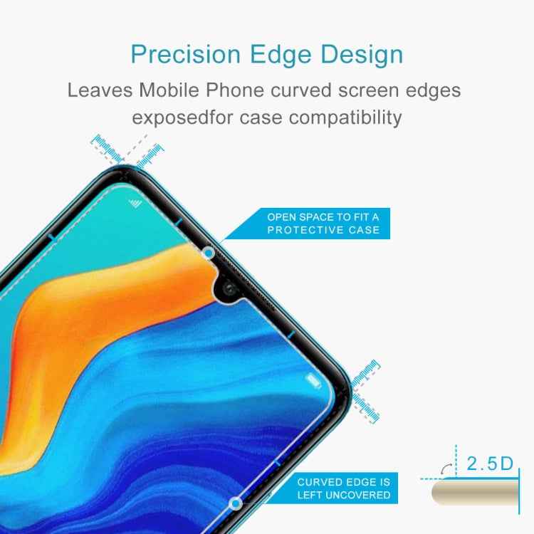 100 PCS 0.26mm 9H 2.5D Tempered Glass Film for Huawei P30 Lite