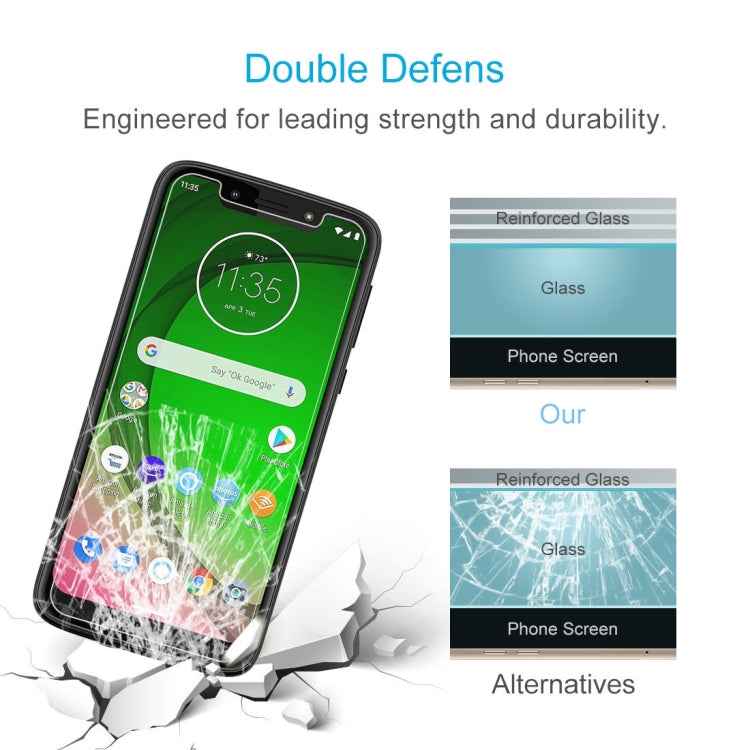 10 PCS 0.26mm 9H 2.5D Tempered Glass Film for Motorola Moto G7 Play