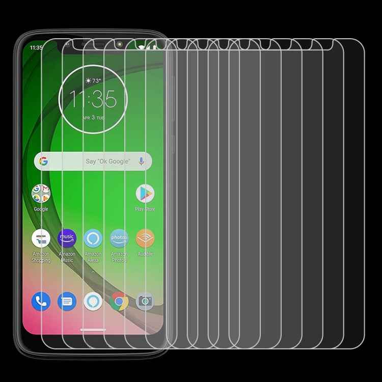 10 PCS 0.26mm 9H 2.5D Tempered Glass Film for Motorola Moto G7 Play